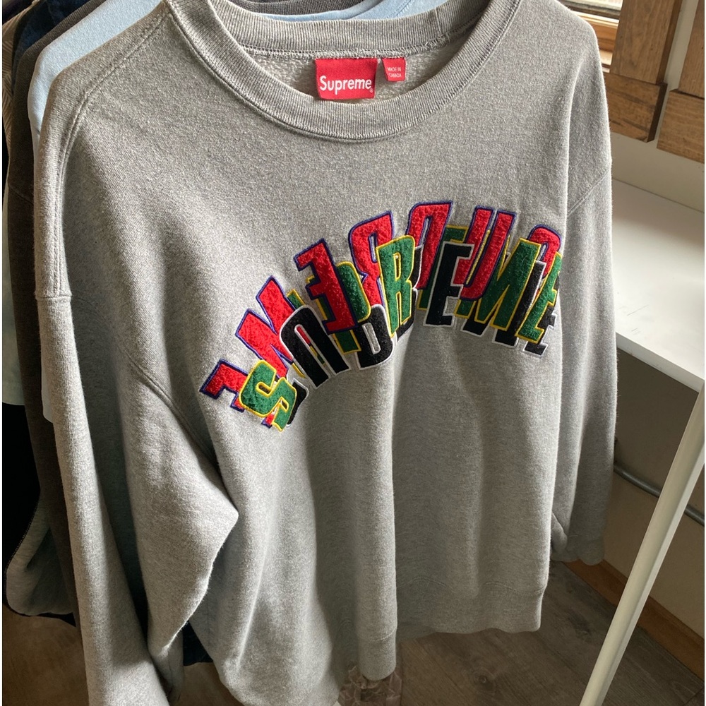 Supreme Stacked Crewneck